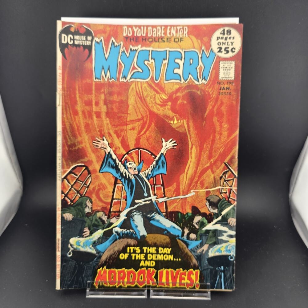 House of Mystery #198 (1972) VG/FN 5.0 - INTACT JACK KIRBY MONSTER POSTER INSERT